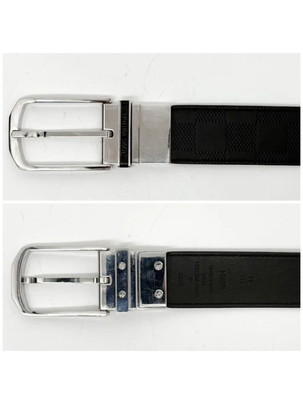 Louis Vuitton Ceinture Under Damier Infini Black Belt
